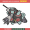 Squirtle kisame embroidery design, Pokemon embroidery, Anime design, Embroidery file, Digital download, Embroidery shirt.jpg