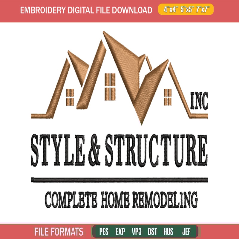 Style & Structure embroidery design, Style & Structure embroidery, logo design, embroidery file, Digital download..jpg