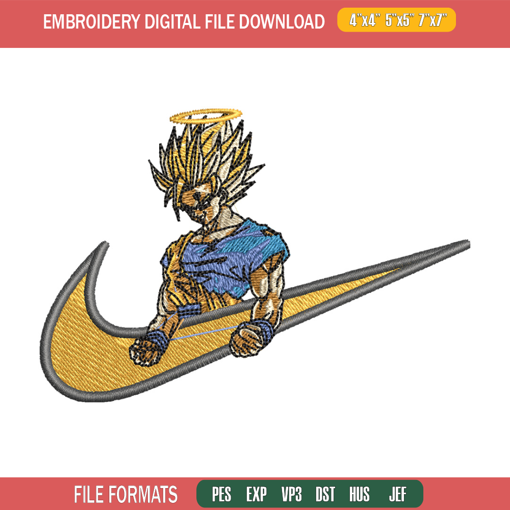 Swoosh songoku embroidery design, Dragonball embroidery, Nike design,Embroidery file, Embroidery shirt, Digital download.jpg