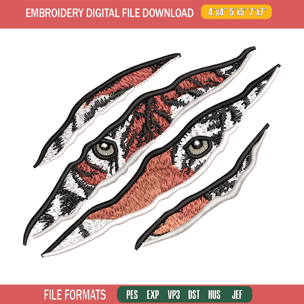 Tiger logo embroidery design, Tiger embroidery, Emb design, Embroidery shirt, Embroidery file, Digital download.jpg