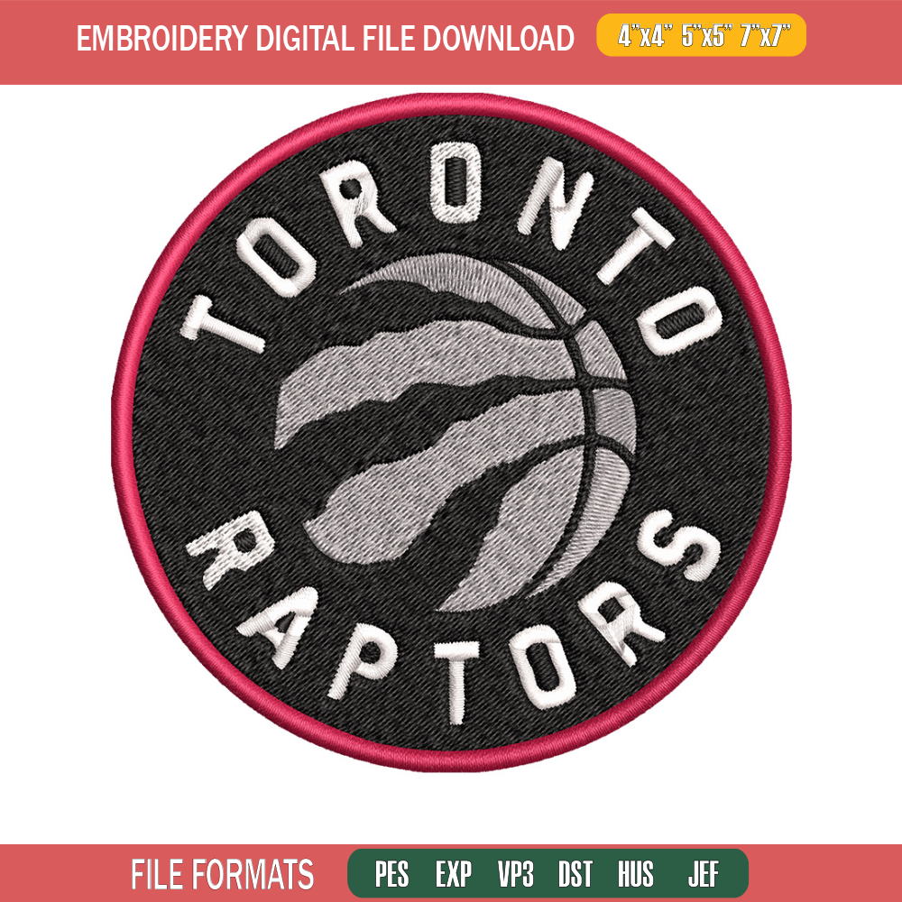 Toronto Raptors logo Embroidery, NBA Embroidery, Sport embroidery, Logo Embroidery, NBA Embroidery design..jpg