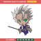 Toshiro chibi embroidery design, Bleach embroidery, Anime design, Embroidery file, Embroidery shirt, Digital download.jpg