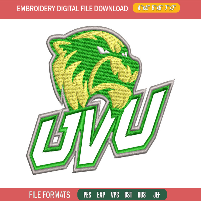 Utah Valley Wolverines embroidery design, Utah Valley Wolverines embroidery, Sport embroidery, NCAA embroidery..jpg
