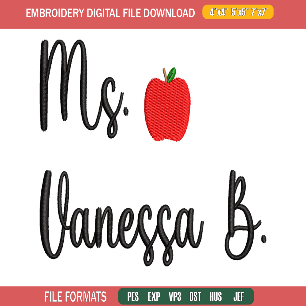 Vanessa B Logo embroidery design, Vanessa B logo embroidery, logo design, embroidery file, logo shirt, Digital download..jpg