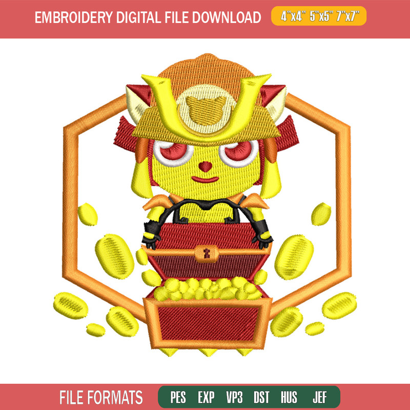 Yellow cartoon embroidery design, Yellow cartoon embroidery, logo design, Logo shirt, embroidery file, Digital download.jpg