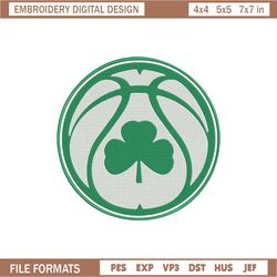 Boston Celtics logo embroidery design, NBA embroidery,Sport embroidery, Logo sport embroidery, Embroidery design,