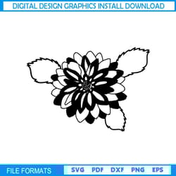 alice in wonderland mandala flower pattern silhouette svg