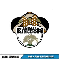 minnie mouse head animal kingdom png