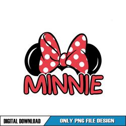 minnie mouse pink polka bow png