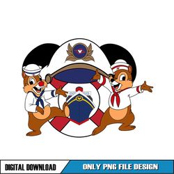 chip and dale disney cruise line png