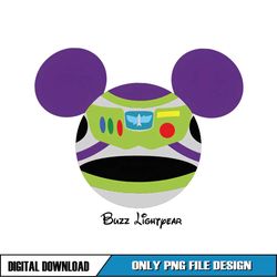 mickey head toy story buzz lightyear png