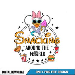 daisy duck snacking around the world png