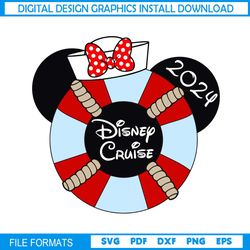 minnie mouse disney cruise 2024 svg