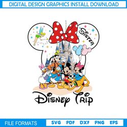 sister minnie mouse disney trip svg
