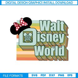 minnie mouse walt disney world svg