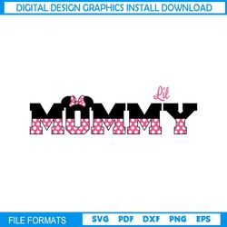 lil mommy minnie mouse disney svg