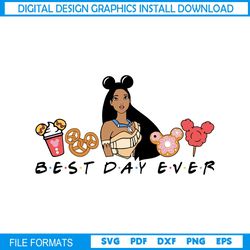 best day ever princess pocahontas disney snacks svg