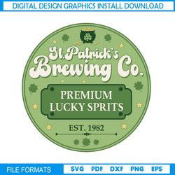 saint patrick's brewing company est 1982 svg