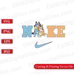 bluey cartoon dad bandit svg for cricut