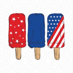 patriotic 4th of july popsicles usa america flag summer svg, independence svg, popsicle svg, flag inspired svg, flag svg