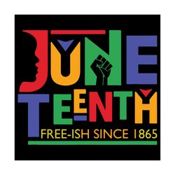 juneteenth freeish since 1865 melanin black history svg, juneteenth svg, juneteenth 1865, black freedom svg, freeish svg
