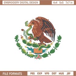 Mexico Mascot, Embroidery File, Embroidery Design