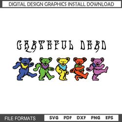 grateful dead dancing bears svg, grateful dead bears svg, grateful dead svg png dxf eps