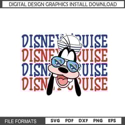 goofy disney cruise design for cricut svg