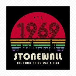 pride shirt 50th anniversary stonewall 1969 was a riot lgbtq svg