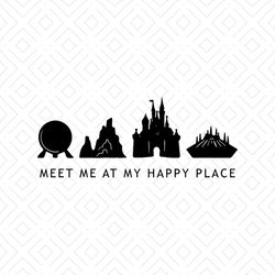 meet me at my happy place svg