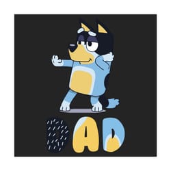 dad blue heeler svg, fathers day svg, dad svg, bluey heeler svg, bluey svg, cartoon dad svg, cute dad svg, puppy svg, do