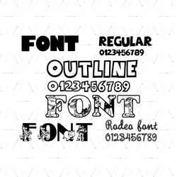toy story font svg, font svg, toy story letter svg, toy story numbers svg, cute cartoon svg, alphabet svg, number svg, c