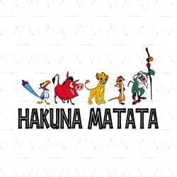 hakuna matata lion king svg, disney svg, lion king svg, timon svg, zazu svg, rafiki svg, pumbaa svg, animal svg, childre