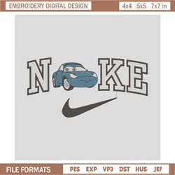Nike Sally Carrera Embroidery Design File Cars Anime Embroidery Design Nike Logo Machine Embroidery Design,