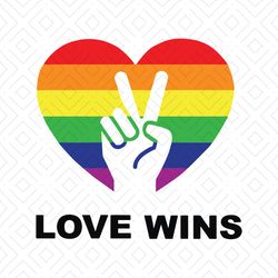 love wins svg, lgbt svg, lgbt love svg, gays love svg, rainbow heart svg, lgbt heart svg, pride day 2021 svg, lgbt pride