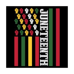 juneteenth black history flag svg, juneteenth svg, juneteenth flag svg, juneteenth 1865, black freedom svg, freeish svg,