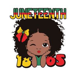 juneteenth 1865 svg, juneteenth svg, black girl svg, black girls magic, melanin svg, peekaboo girl svg, cute black girl