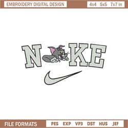 nike tom embroidery design file tom and jerry anime embroidery design nike logo machine embroidery design pes dst,