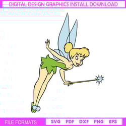 tinkerbell svg cut file, tinkerbell silhouette svg, tinkerbell clipart, fairy svg, png, cricut, tinkerbell svg bundle