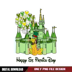 happy st patrick day leprechaun pluto dog kingdom png