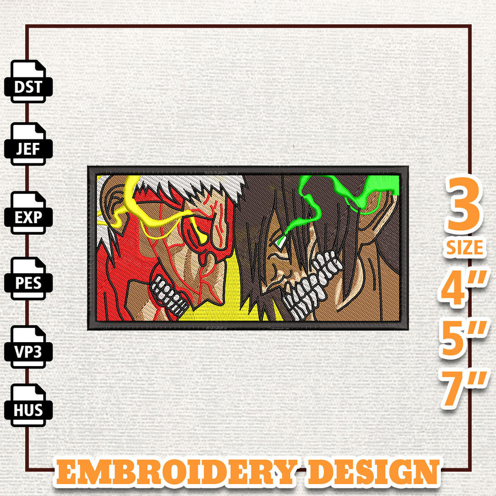 AOT Anime Design, Anime Embroidery Design, Anime Machine Embroidery Design, Gift For Anime Fan, Instant Download 2.jpg