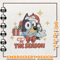 Blue Dog Christmas Embroidery Machine Design, Tis The Season Embroidery Machine Design, Instant Download.jpg