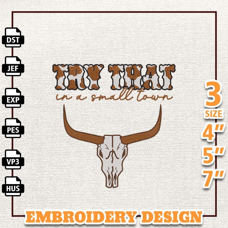 Country Music Lyrics Embroidery File, Try That In A Small Town Embroidery Design, American Quotes Embroidery File, Insta.jpg