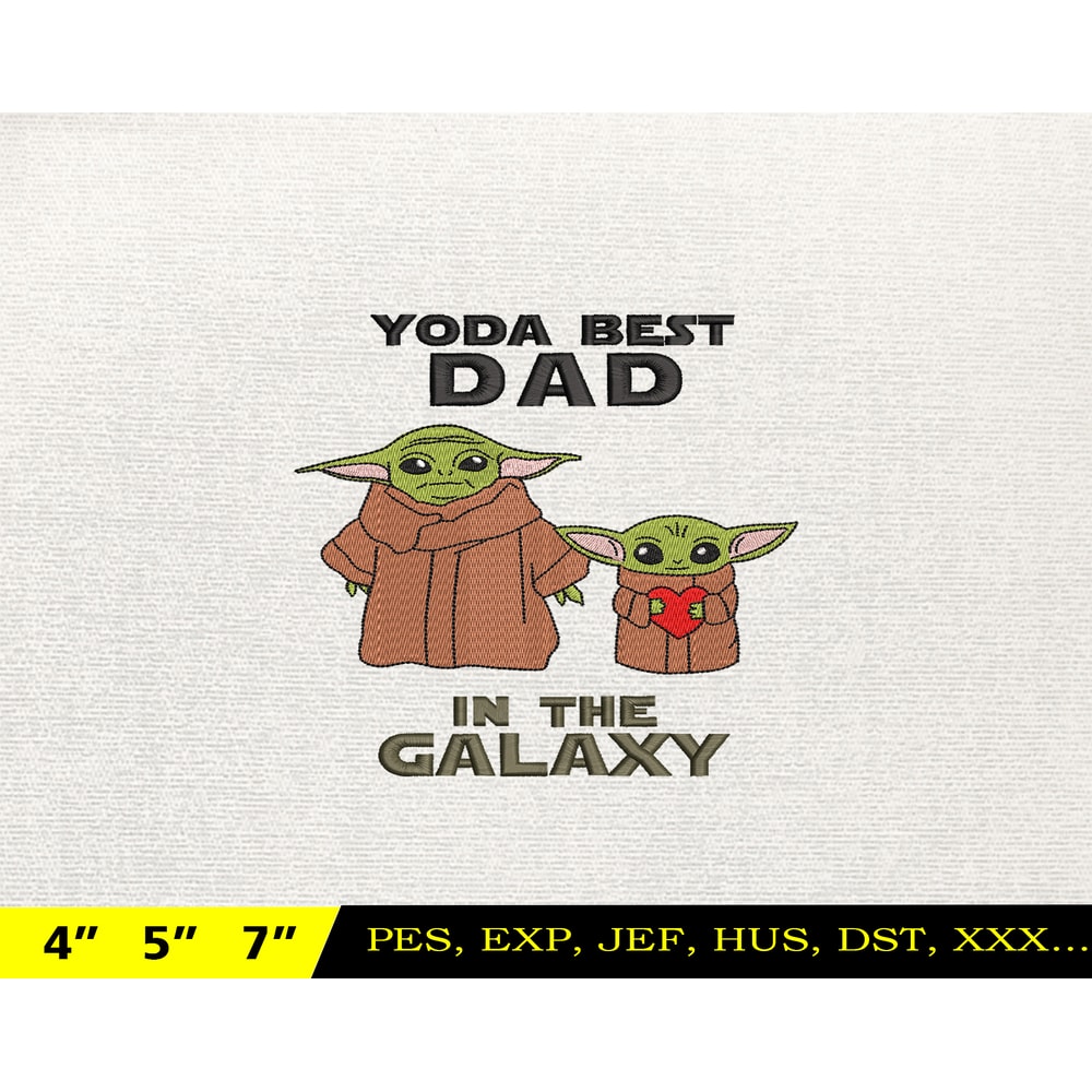 Dadalorian Star War Embroidery Design, Fathers Day Embroidery Design, Happy Father Day Embroidery File, Instant Download 13.jpg