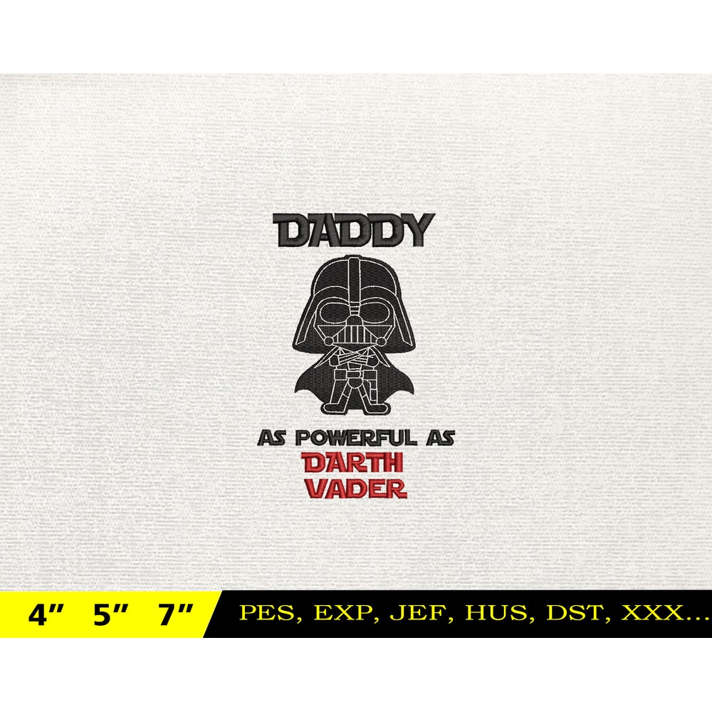 Dadalorian Star War Embroidery Design, Fathers Day Embroidery Design, Happy Father Day Embroidery File, Instant Download 2.jpg