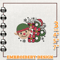 Ho Ho Ho Embroidery Machine Design, Merry And Bright Embroidery Machine Design, Instant Download.jpg