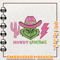 Howdy Greenchmas Embroidery Machine Design, Christmas Green Monster Embroidery Machine Design, Retro Pink Christmas Embr.jpg