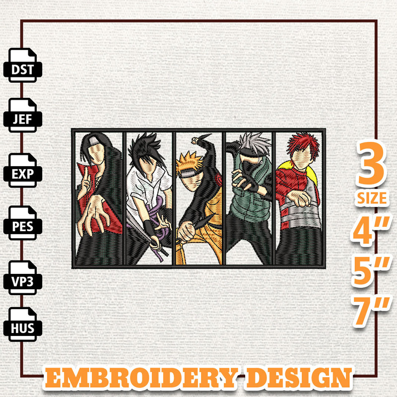 Naruto Anime Design, Anime Embroidery Design, Anime Machine Embroidery Design, Gift For Anime Fan, Instant Download.jpg