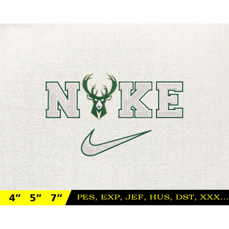 NIKE Buck Embroidery Design, NBA Basketball Embroidery Design, Machine Embroidery Design, NBA Team , Instant Download.jpg