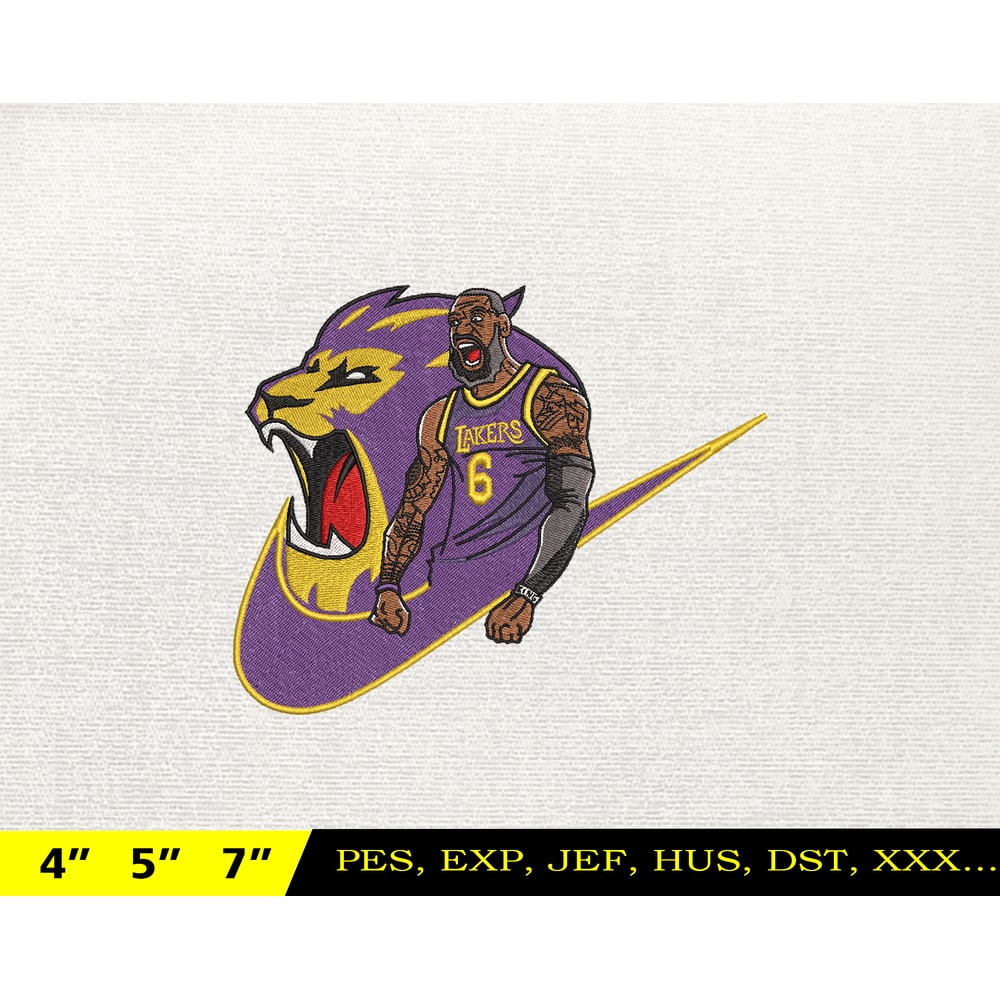 NIKE Lebron Embroidery Design, NBA Basketball Embroidery Design, Machine Embroidery Design, NBA Team , Instant Download.jpg